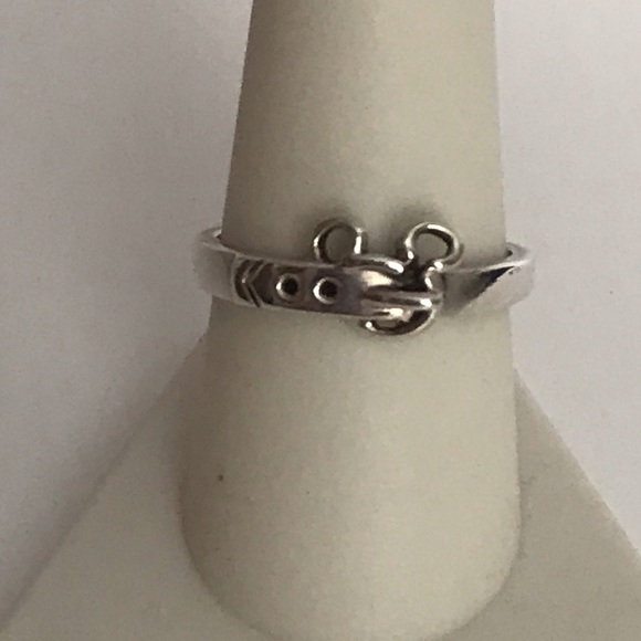 925 Disney Mickey Buckle Ring - Picture 6 of 7